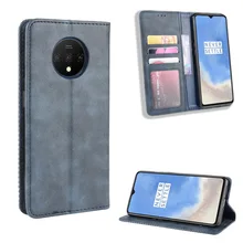 Чехол книжка для OnePlus 7 T кожаный магнитный чехол накладка