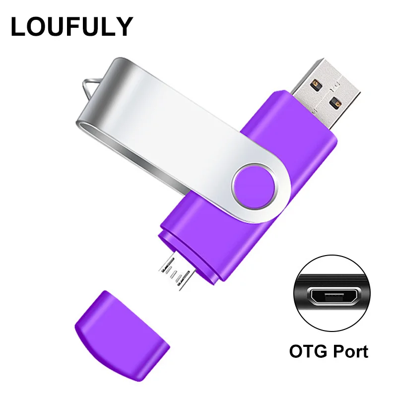 

Металлический OTG USB флеш-накопитель 2 в 1, 64 ГБ, 128 ГБ, 32 ГБ, 16 ГБ, 8 ГБ, 4 Гб