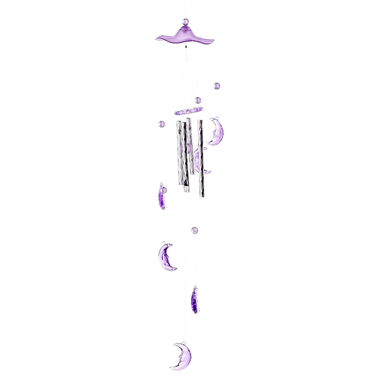 

Gifts Wind Chimes Creative Garden Bells Hanging Décor Metal Tubes Diy 45cm Windchime Ornament High Quality New