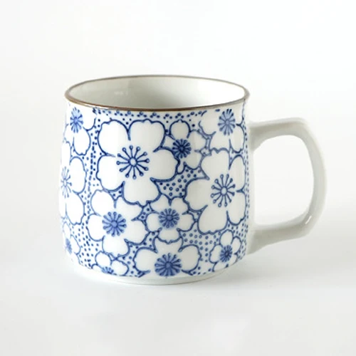 Tazza da caffè Vintage tazze in ceramica in stile giapponese unico, tazza  da colazione dipinta a mano da 500ml regalo creativo per gli amici -  AliExpress