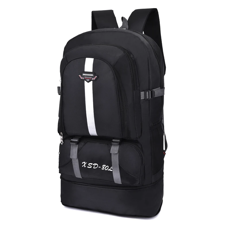 

80L Unisex backpacks travel back pack men Oxford outdoor trekking sports bags rucksack Climbing Camping hiking backpack for male
