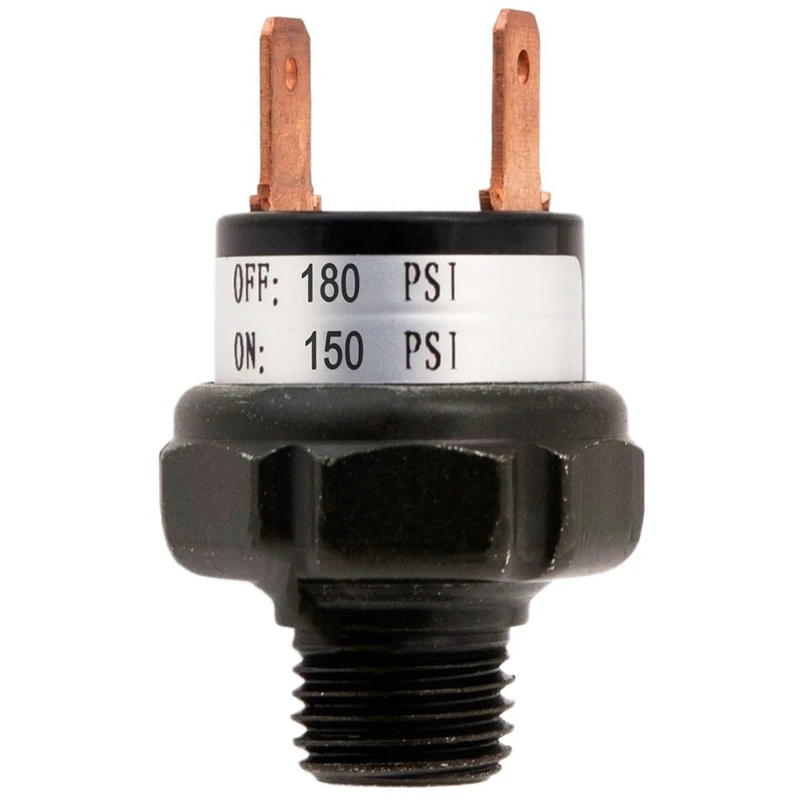 Npt 1/4 Air Compressor Tank Pressure Control Switch 150 Psi On-180 Psi Off Air Ride Suspension(3Pk