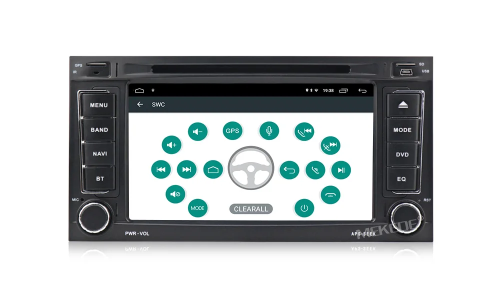 MEKEDE 2+ 32G TDA 7851 Android 9 автомобильный DVD VW Touareg Multivan(2002-2010) gps 3g Bluetooth Радио RDS USB рулевое колесо Canbus