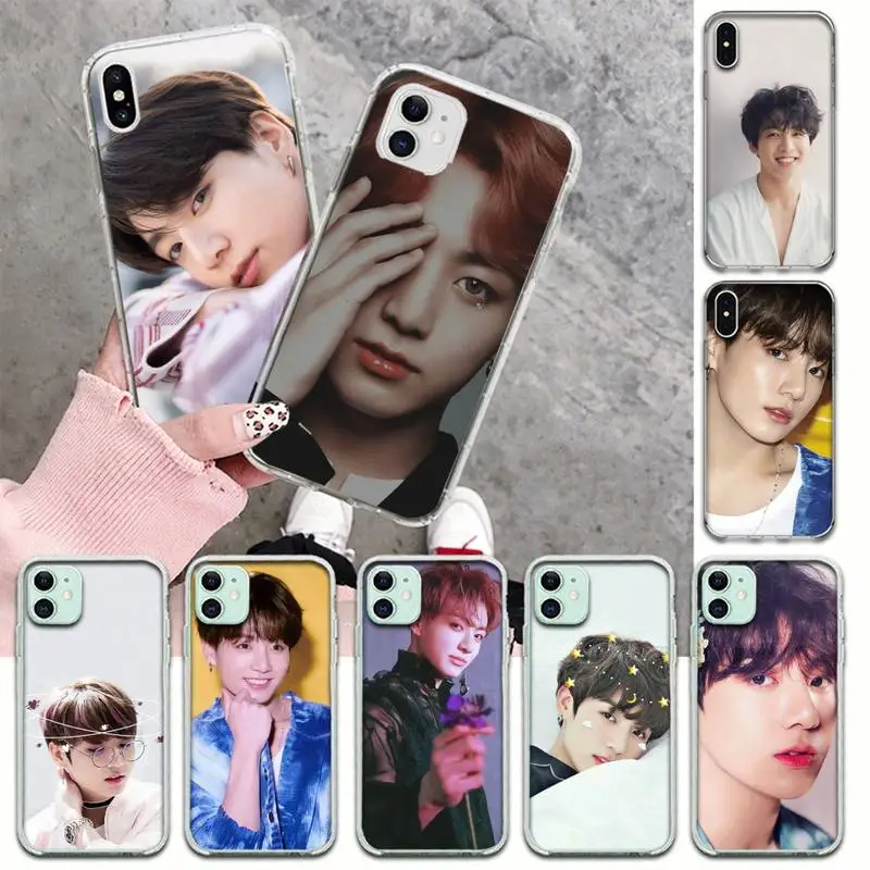 CUTEWANAN Jungkook Мягкий силиконовый чехол для телефона из ТПУ iPhone 11 pro XS MAX 8 7 6 6S Plus X 5S SE XR |