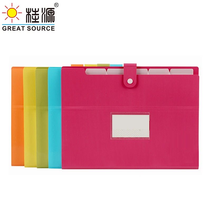 

MQQ Expanding File Folder 5 Layers File Organiser Portable Desk Storage File D255*H305mm(10.04"*12.01")(24PCS)