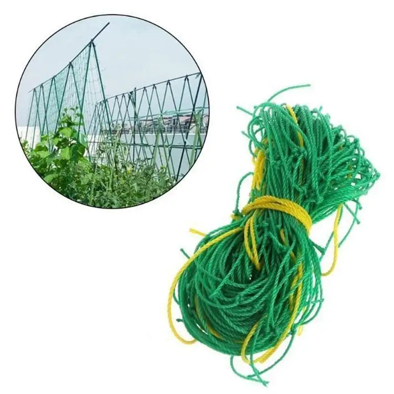 

Green Garden Fence Mesh Plant Vines Climbing Net Plants Ties Twist Cable Garden Decoration Gardening Net Bird Net Nylon Rope Net