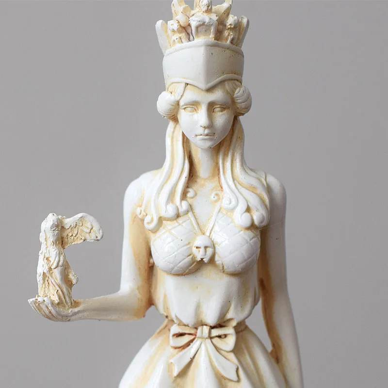 Creative Athena Goddess Statuary Head Picture Places Adornment Study Handicraft Tabletop Murals Ornament Accessories Furnishing