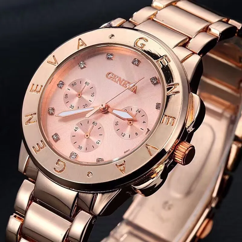 

Geneva Alloy Lettered Measuring Watch New Style