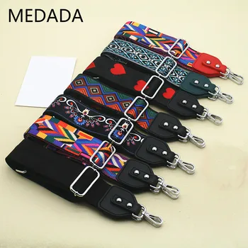 MEDADA femmes Nylon croix corps ceinture de messager pour sac accessoires sac sangle sac à main ceinture large sac à bandoulière MD59