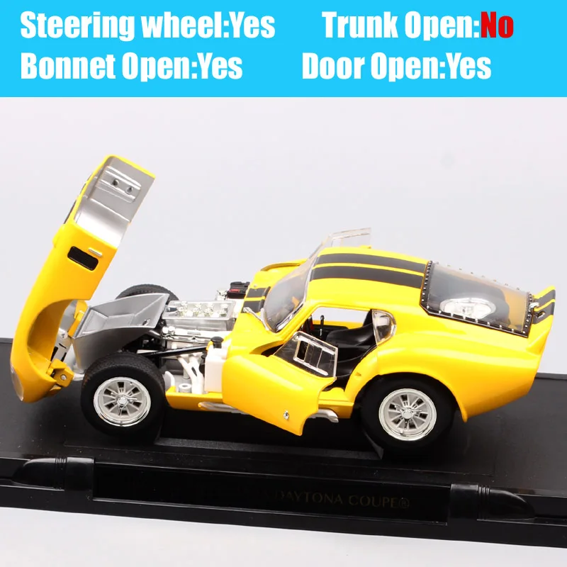 1:18 Большие весы Yat Ming 1965 SHELBY COBRA DAYTONA COUPE 427 Super Coupe #8 Литые и игрушечные автомобили
