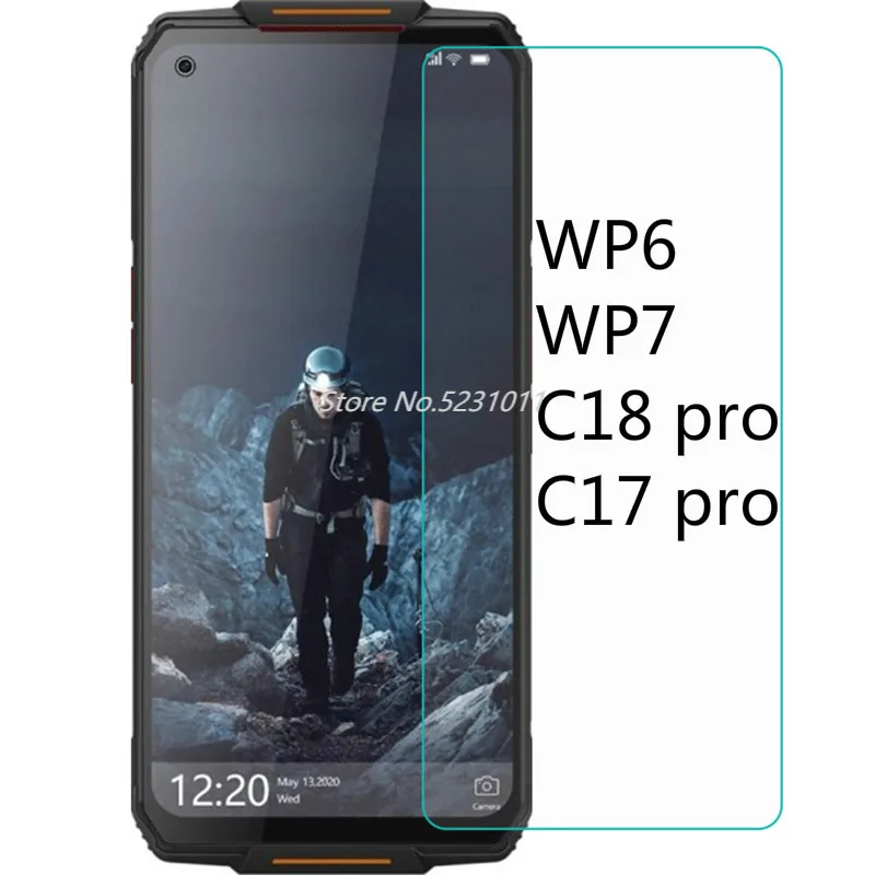 Чехол из закаленного стекла для Oukitel WP6 WP7 C18 C17 Pro 2 шт. | Мобильные телефоны и
