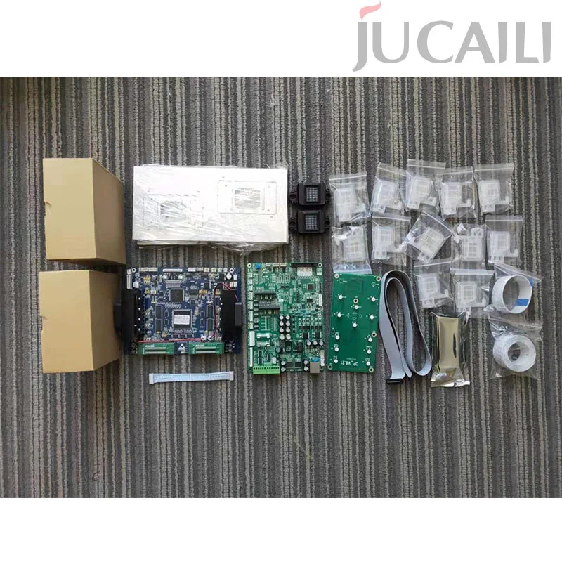 US $1.078.00 Jucaili 1 set large format printer small board kit for dx5dx7 convert to xp600 double head board set