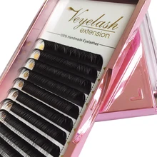 Veyelash 7 мм-17 мм Наращивание ресниц корейское PBT волокно Eyelas Индивидуальные ресницы натуральные ресницы «maquiagem» Cilios Make Up