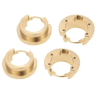 

HobbyLane 4PCS/Set Brass Counterweight Balance Weight Accessory for 1/10 RC Rock Crawler Traxxas TRX-4 Axle