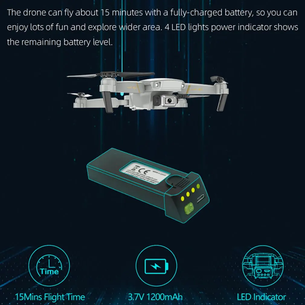 GD89 PRO wifi FPV складной Радиоуправляемый Дрон с 4K широкоугольной камерой альтитута режим удержания Вертолет Самолет VS E58