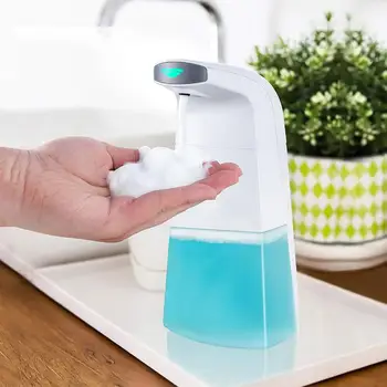

310ML Touchless Bathroom Dispenser Smart Sensor Liquid Soap Dispenser Kitchen Hand Sanitizer Shampoo Automatic Soap Dispenser