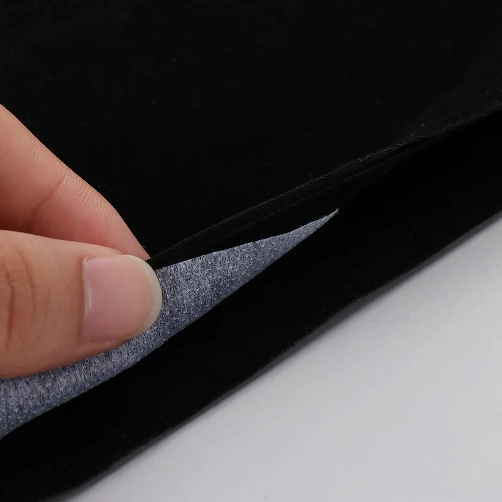 Description Picture 6 of item100cm Interlinings & Linings Iron On Sewing Patchwork White Black Non-woven Fabric Adhesive Single-sided 20g / 30g 1PC