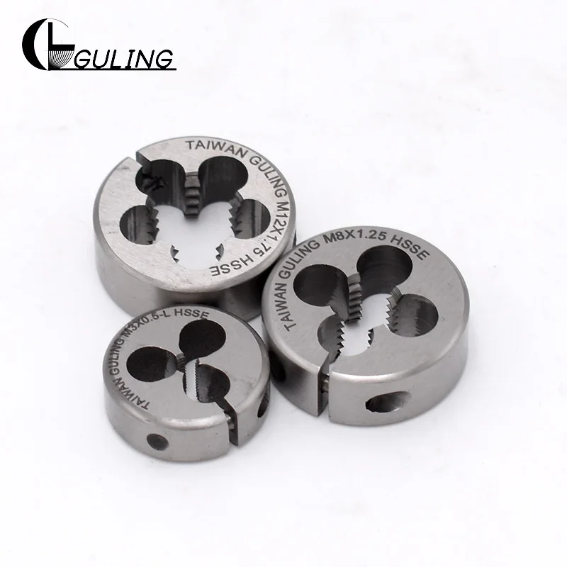 HSS M10 1.0 Durable Metric Thread Die 10mmx1.0mm Pitch for mold machining 