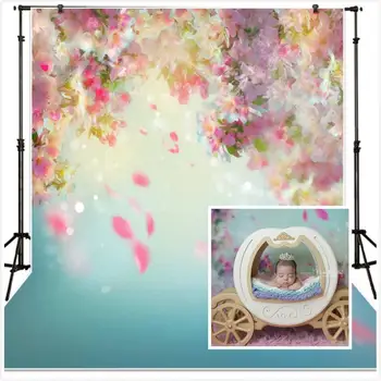 

HUAYI Photography Backdrop Newborns Baby Child Flowers Floral Wall Photo Background Wedding Backdrop Birthday Party Decor D-8428