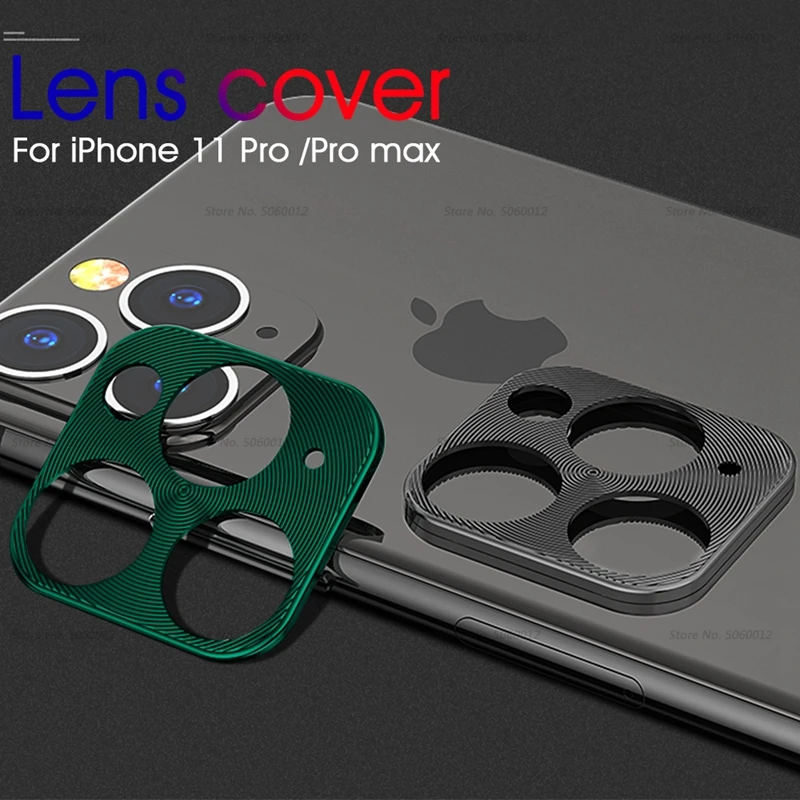 

Camera Lens Protective Ring On For iPhone 11 Pro 11 Lens Cover For iPhone 11Pro MAX 2019 Phone Metal Alloy Phone Back Protector