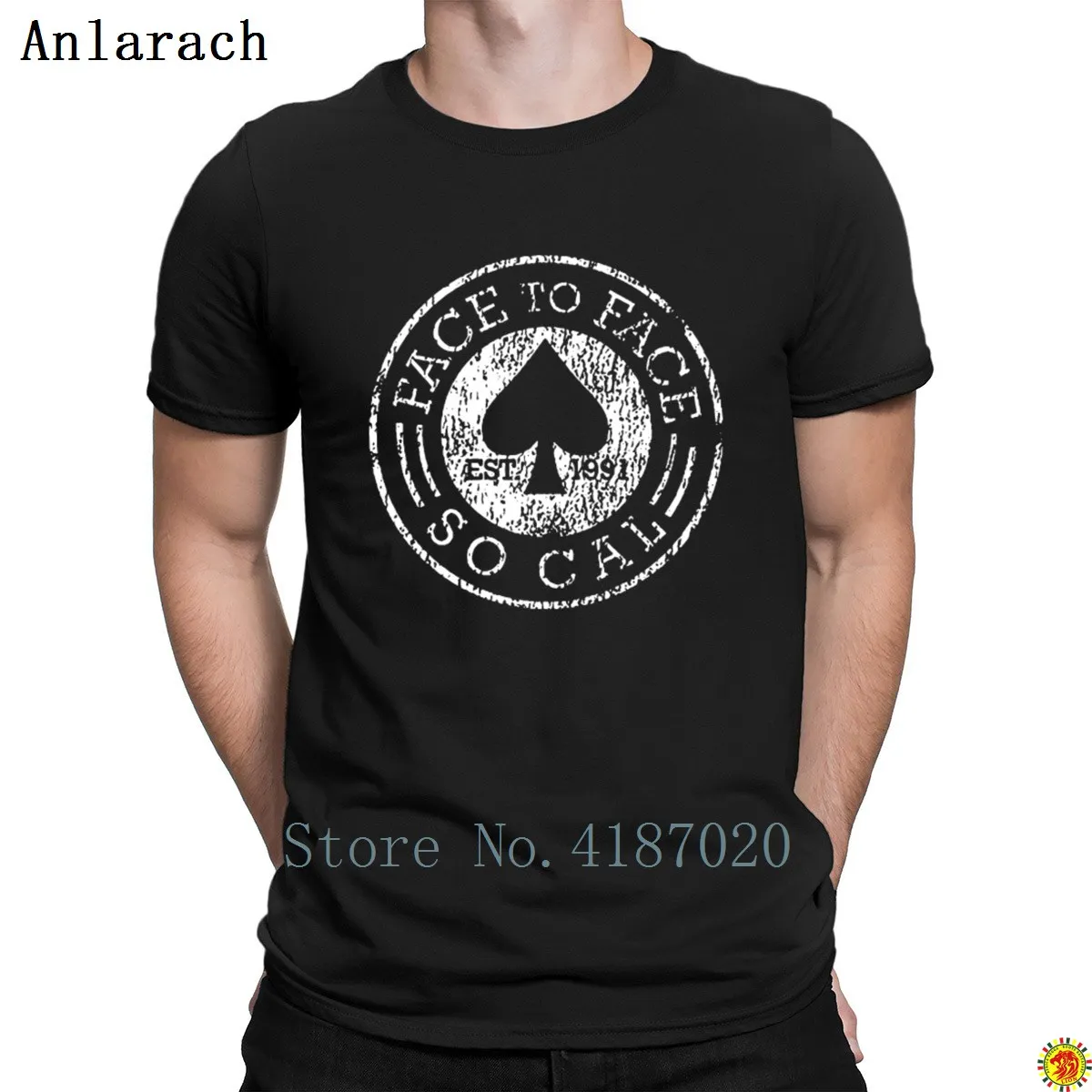 

Face To Face Punk Rock Band T Shirt Spring Autumn Interesting Short Sleeve Men's T Shirt Customize Hip Hop Natural Slim Fit