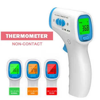 

Non-Contact Infrared Thermometer Forehead Thermometer For Adults And Kids With Fever Alarm LCD Digital Temperature Tools