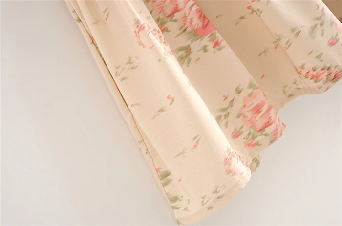Chu Sau beauty Новое модное пасторальное платье миди с цветочным принтом женские повседневные шикарные кружевные длинные платья с квадратным вырезом