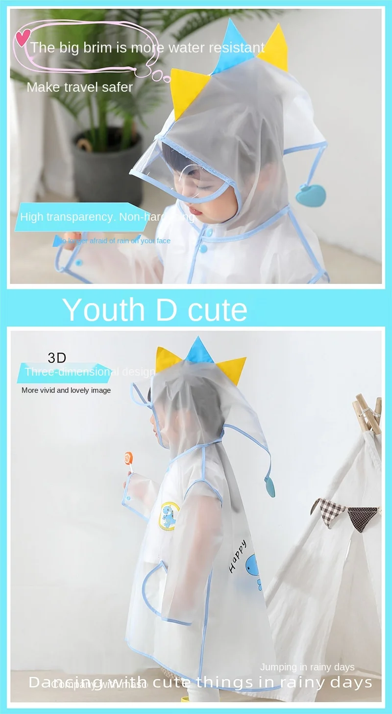 Poncho De Pluie Enfant - Cape Imperméable Fabriquée En France Cape De Pluie Enfant Fille