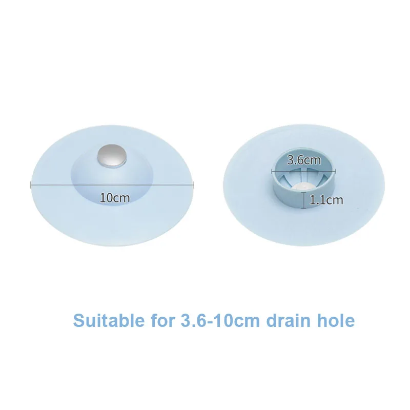 Дезодорант напольный дренажный TPR Силиконовый подпрыгивающий штекер раковины для бассейна канализационный фильтр пробка для ванной летающая тарелка крышка против засорения