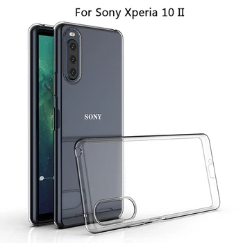 

For Sony Xperia 10 II Xperia10 II 6.0" Ultra Thin Soft TPU Silicon Gel Transparent Camera Protect Case Back Cover