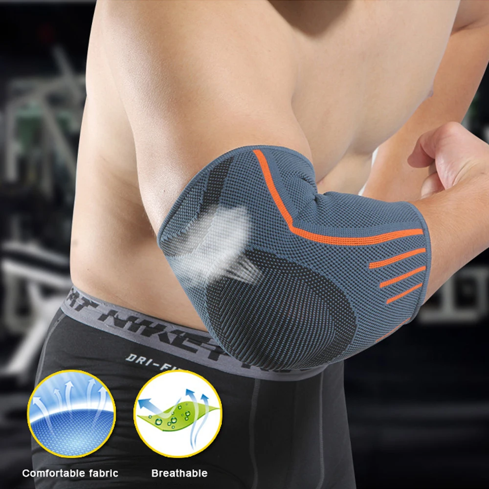 Tcare 1 PC Elbow Brace Compression Support Sleeve for Tendonitis Tennis Golfers Elbow Treatment Arthritis Workouts Weightlifting