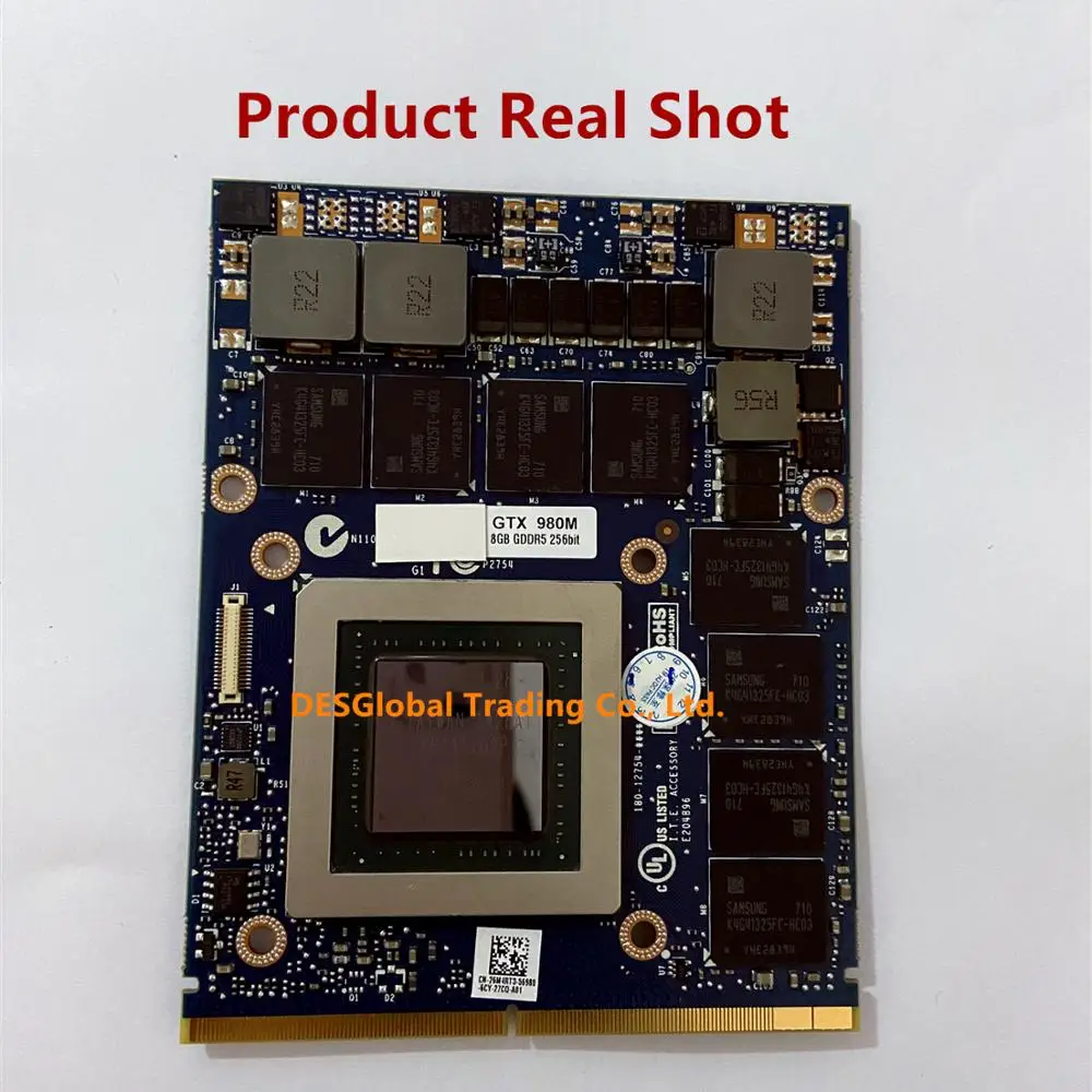 NVIDIA N16E-GXX-A1 MXM GPU？GTX980m? GTX980M N16E-GX-A1 GTX 980M GPU 8GB GDDR5 Graphics Vedio