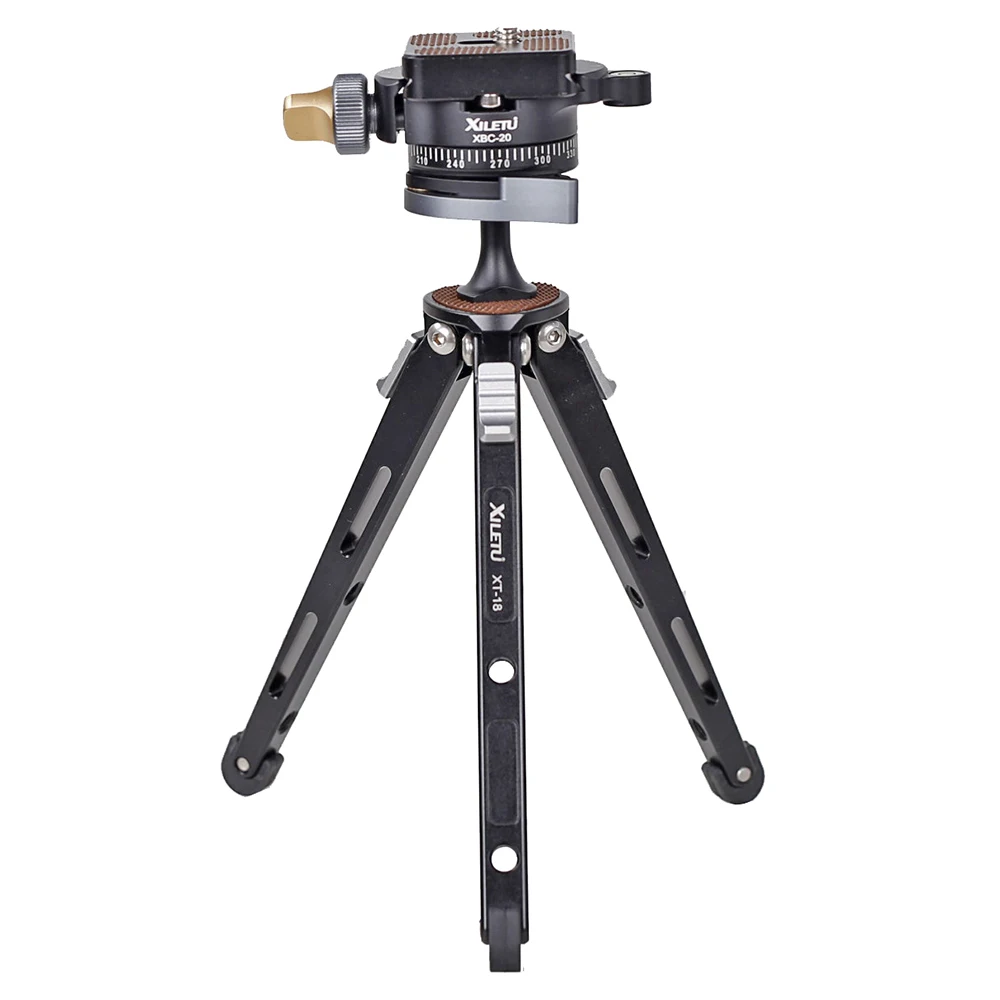 XILETU XBC20+ XT18 высокий подшипник Настольный кронштейн мини настольный штатив и шаровая Головка для DSLR камеры беззеркальная камера смартфон