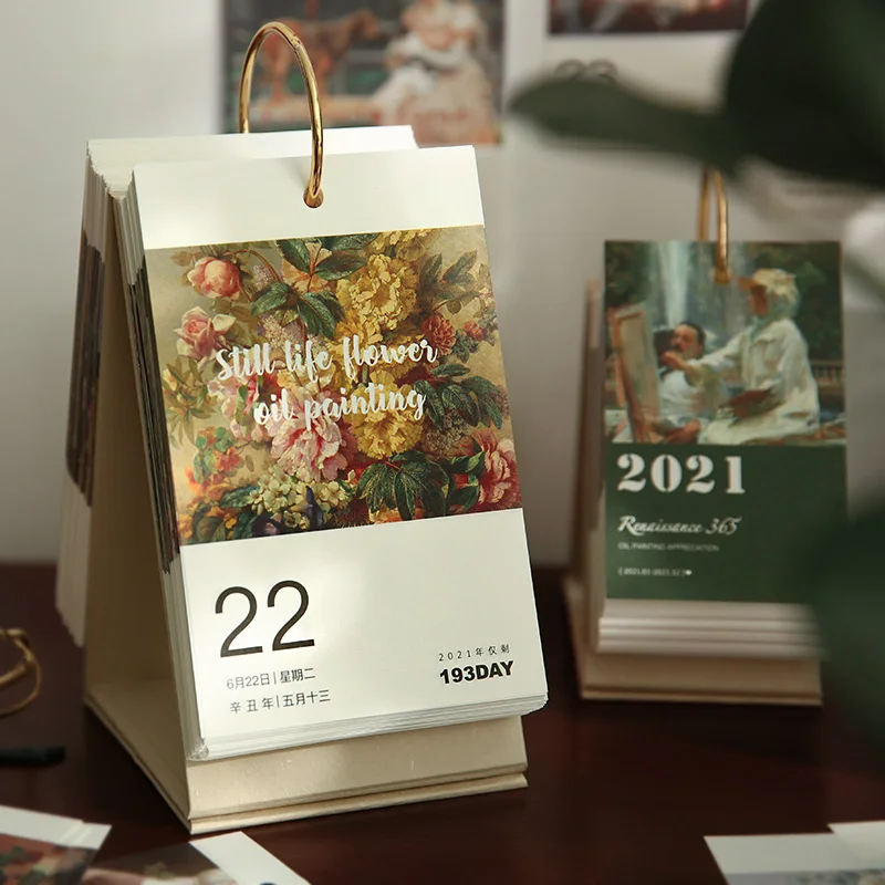 Календарь 2022 эпохи Возрождения на 365 дней художественная картина маслом