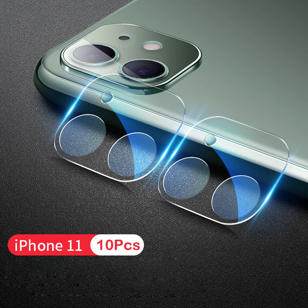 10xTempered Стекло 9HD Камера линзы Анти царапина при Защитная пленка для экрана iPhone 11 11Pro 11» бетонный завод - Цвет: For iPhone 11