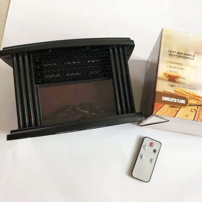 

Household Mini Ceramic Space Heater Fireplace heater Warm Fan Hot Air Heaters