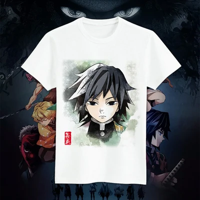 Демон Slayer: Kimetsu no Yaiba футболка Аниме Косплей Kamado Tanjirou футболка Повседневная Мужская и Женская топы футболки - Цвет: 05