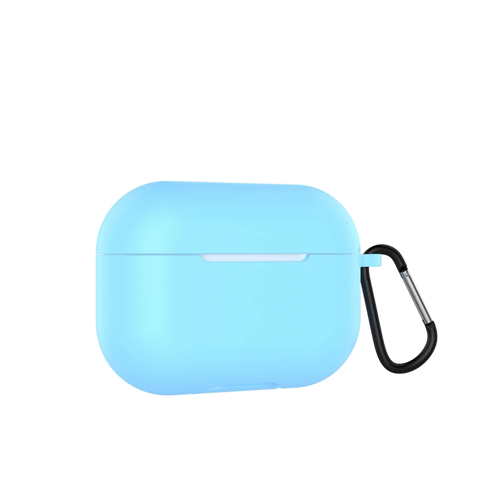 Силиконовый чехол для Airpods Pro, наушники для AirPods 3, чехол, беспроводная Bluetooth гарнитура, чехол, Противоударная сумка для i100000 tws 1: 1 - Цвет: Sky Blue