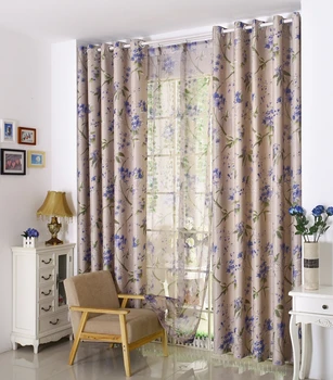

New Fashion Beautiful Blackout Window Curtains For Living Room Bedroom Custom Made Drapes
