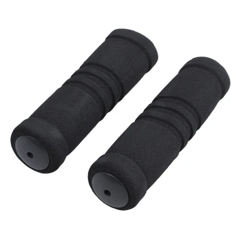 

New1 Pair MTB Bike Bicycle Handle Handlebar Soft Sponge Bar Grips Black