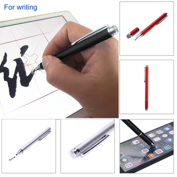 

Tablet Pen Touch Screen Drawing Pen Multifunctional 2 in 1 Suction Metal Capacitive Stylus Touch Screen Pen for iPad