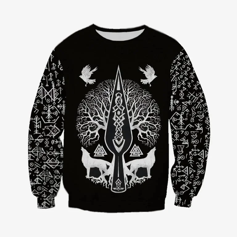 PLstar Cosmos Viking Tattoo 3D напечатанные футболки с 3D принтом Толстовка/молния Мужская и женская Татуировка Орлиного Креста-15