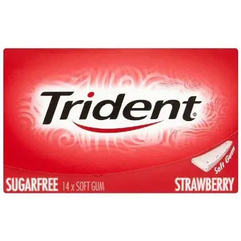 

Trident Soft Gum Sugarfree Strawberry 27 g (Pack of 12)