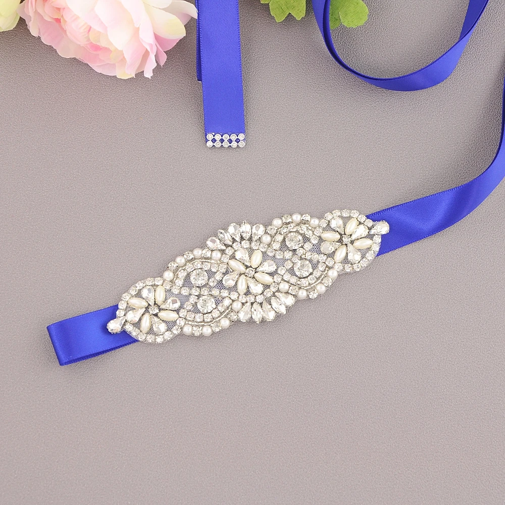 royal blue S76 свадебные пояса - Цвет: royal blue