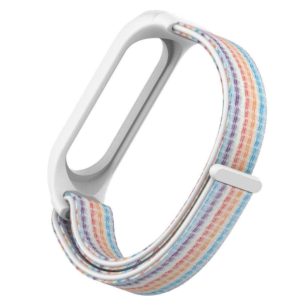 Нейлоновый ремешок для Xiaomi mi 4 3 сменный Браслет mi band 4 band 3 спортивный браслет дышащий браслет для Xio mi band 4 3