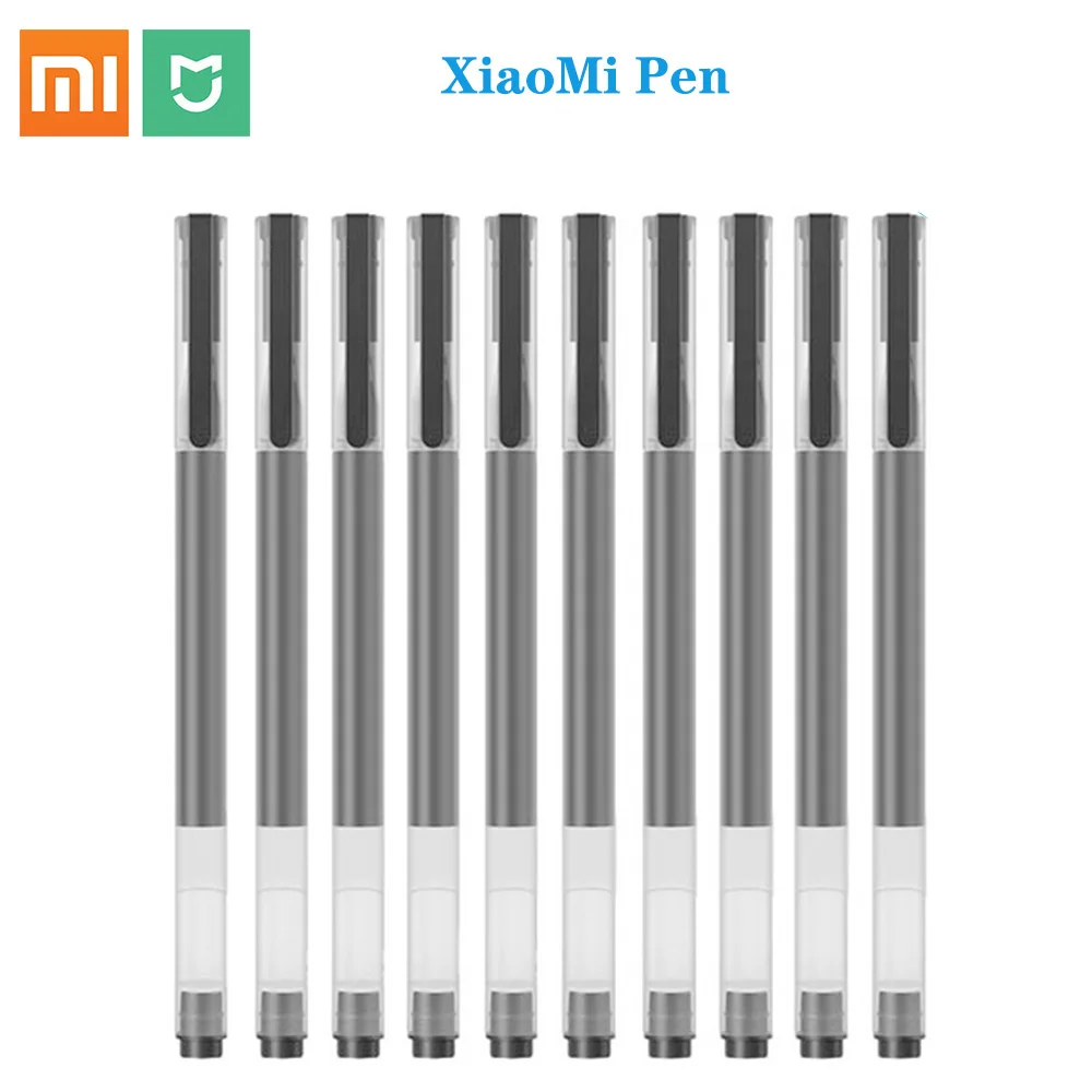 Ручка Xiaomi Mijia нейтральная для подписей ручка с 0 5 чернилами гладким красным или