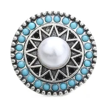 20 шт Новые оснастки ювелирные изделия многоцветный цветок Красочные Стразы Кнопки подходят серебро 18 мм DIY браслет с украшением в виде кнопки