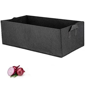 

1pcs Fabric Flower Grow Bag Vegetable Planting Bag Raised Garden Bed Square Garden Planter Pot With Handles For Plants Flower