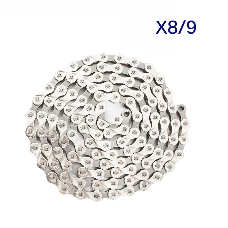 Велосипедная цепь KMC X8 X9 X10 X11 116/118 звеньев MTB Bike кассета с цепью подходит для Shimano SRAM