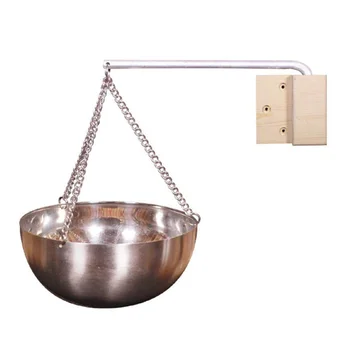 

Bowl Accessories Fragrance Hanging Diffuser Aromatherapy Oil Cup Round Stainless Steel With Chain Holder Sauna Spa Practical